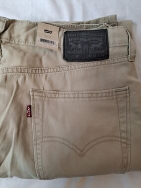 Levi's Men's Straight Jeans in Khaki